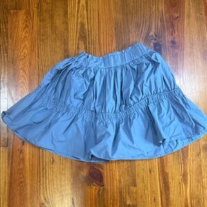 Elegant Blue A-Line Skirt